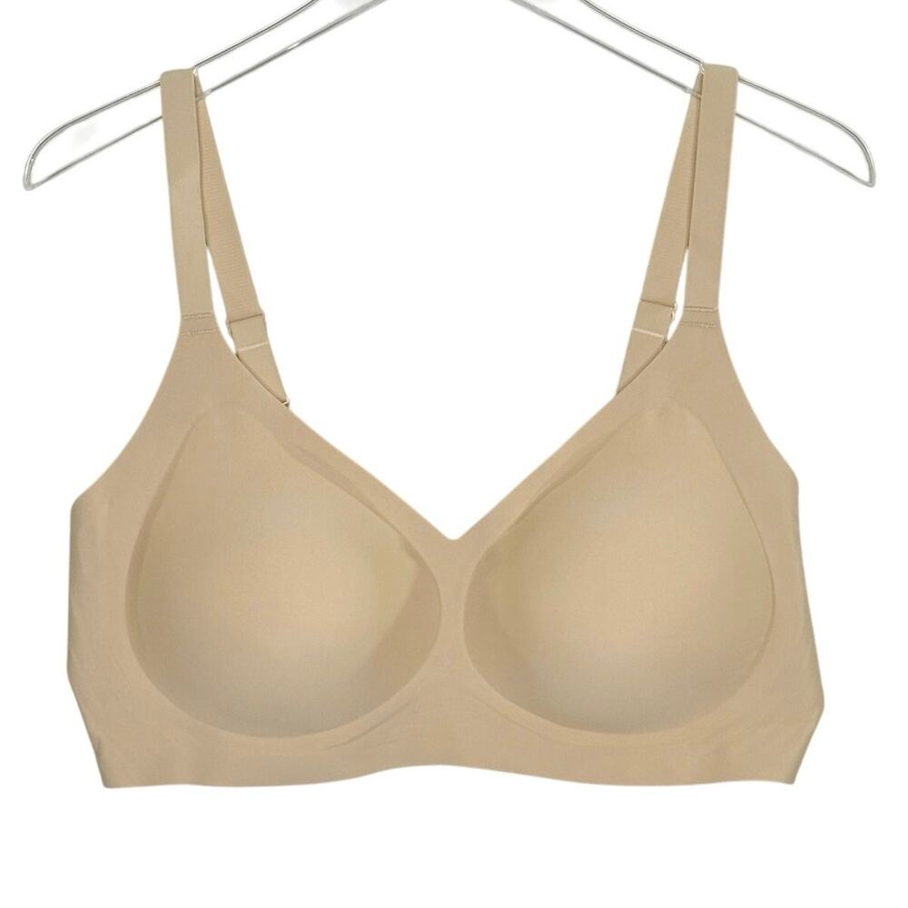 Shecurve Seamless Soft Comfort Jelly Strip Wireless Bra 2X NEW Skin Color